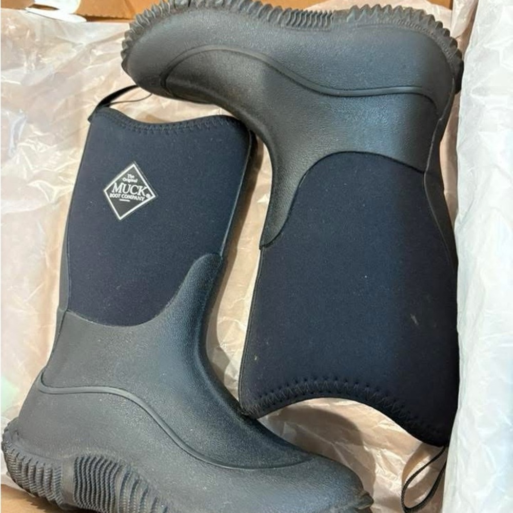 Muck Kids Black Boots